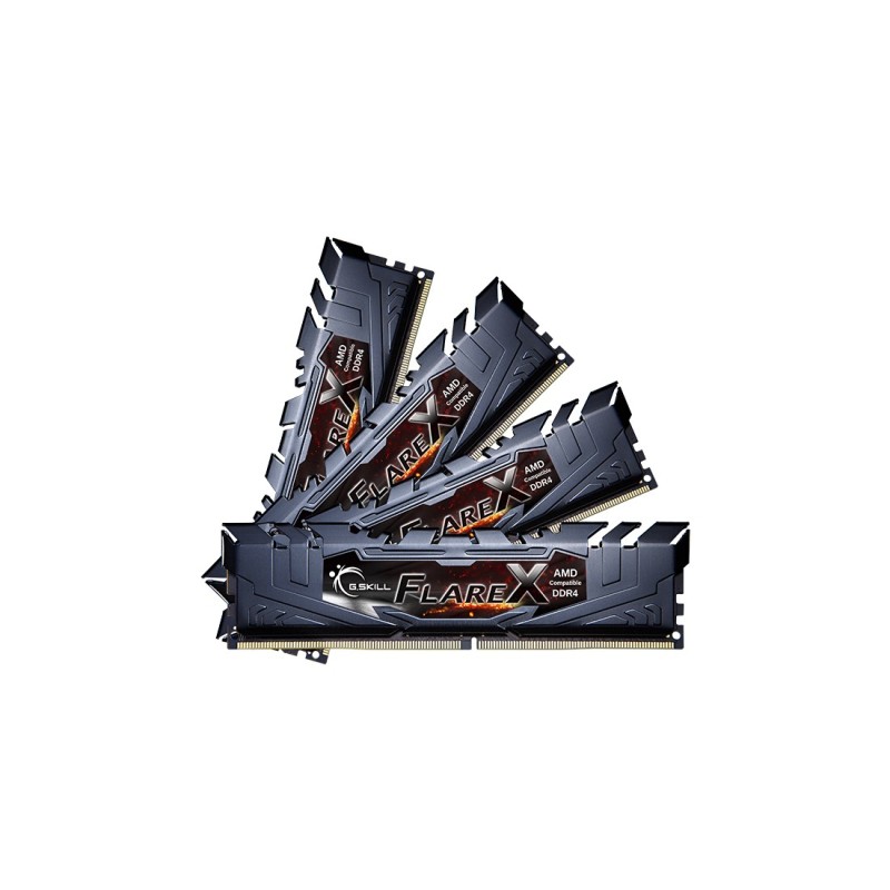 Flare X series - DDR4 - kit - 64 GB: 4 x 16 GB